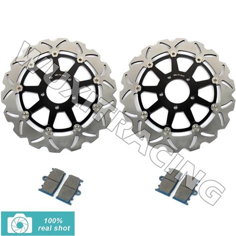 Front Brake Discs Rotors Pads For Suzuki Gsx R K K K