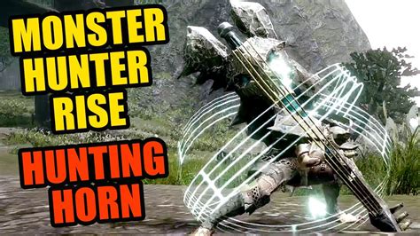 Monster Hunter Rise Hunting Horn Gameplay Showcase Reaction YouTube