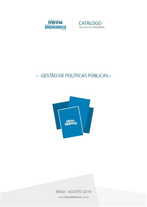 Pdf Minhabiblioteca Gest O De Pol Ticas P Blicas