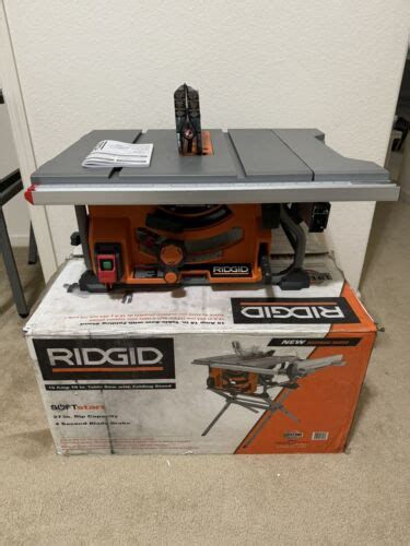 RIDGID R4518 15 10 In Table Saw With Folding Stand R4518 Table Saw