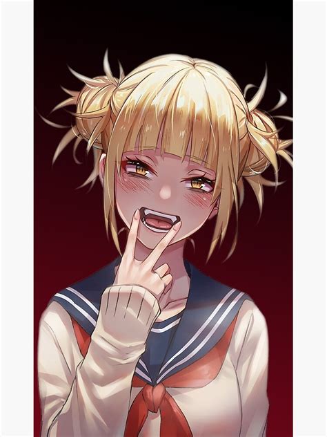 My Hero Academia Toga Poster By Lawliet1568 Yandere Anime Anime Cute Anime Character