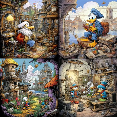 Don Rosa AI Art Style Timeless Brushstrokes Don Rosa Stable