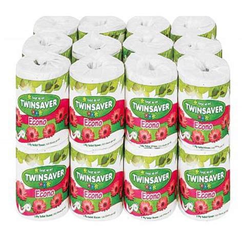 Twinsaver Toilet Roll Econo 500 Sheets 1ply 24s Superb Hyper