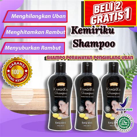 Jual Shampoo Kemiriku Happy Kemiri Original 100 AMPUH MENGHILANGKAN