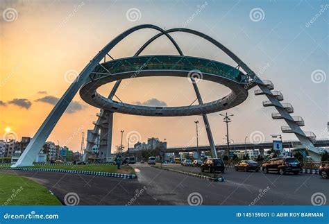 An Exterior View of Biswa Bangla Gate Editorial Photo - Image of ...