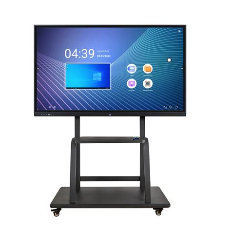 Infrared LED Computer Touch Interactive OEM 4K Flat Panel Smart Board