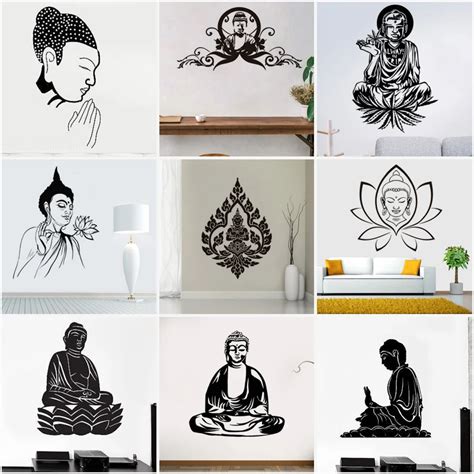 Wall Décor Home And Living Home Décor Buddha Lotus Meditation Wall