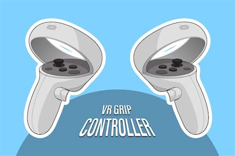 Controlador De Agarre De Auriculares De Realidad Virtual Vr Vector