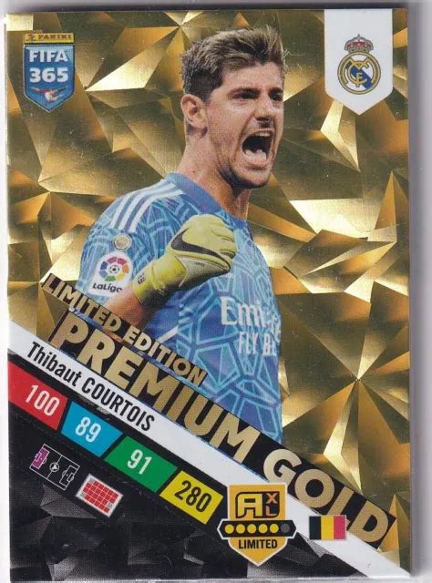 Panini Fifa Karte Premium Limited Edition Gold Thibaut