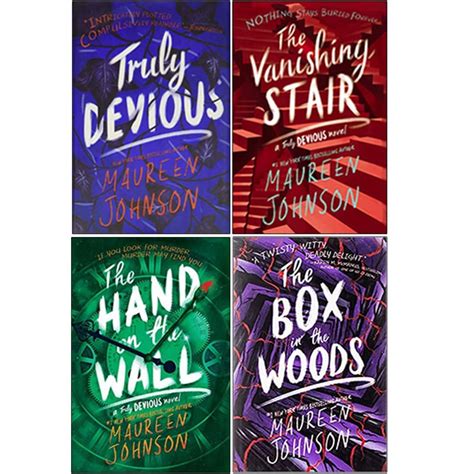 Truly Devious Series 4 Books Collection Set By Maureen Johnson Truly