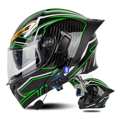 Mua Bluetooth Modular Motorcycle Helmet With Tail Ece Approved Flip Up Front Helmets Dual Visors