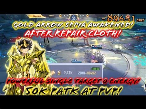 Saint Seiya Awakening Kotz Gold Arrow Seiya Awakened After Repair