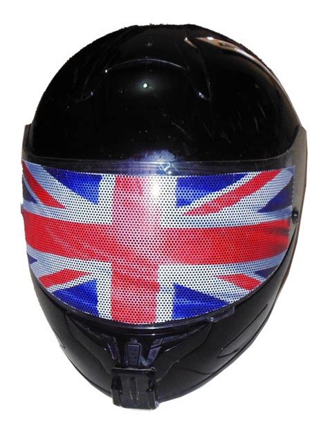 Union Jack Full Face Modular Motorcycle Helmet Visors