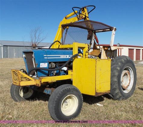 Ford 5600 Tractor With Side Boom Mower In Cherryvale Ks Item L6250