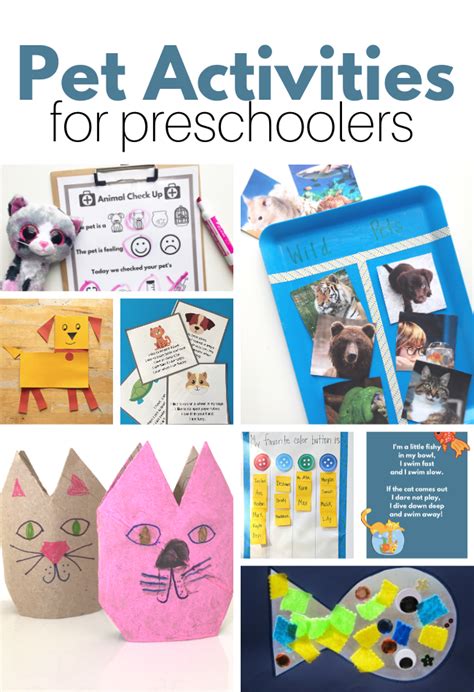 Preschool Pet Activities - No Time For Flash Cards