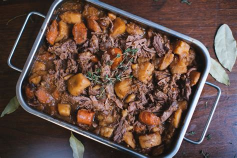 Braised Beef Shoulder Roast With Guinness Beer