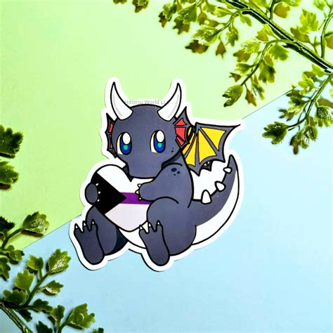 Demisexual Pride Dragon Stickers Hitotsu World Llc