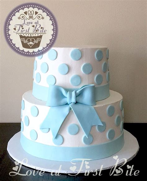 Baby Blue Polka Dot Cake Polka Dot Cakes 1st Birthday Cakes Special