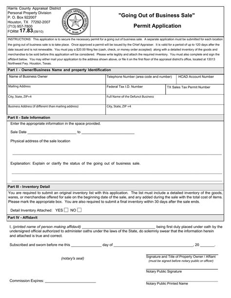 Form 17 83 Fill Out Sign Online And Download Fillable Pdf Harris County Texas Templateroller