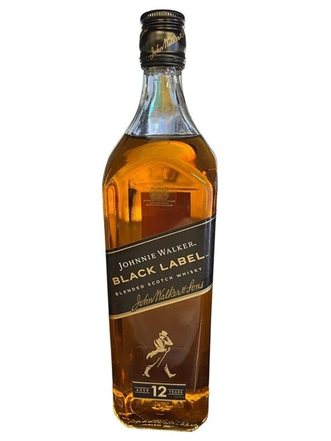 Johnnie Walker Black Label Scotch 1lt