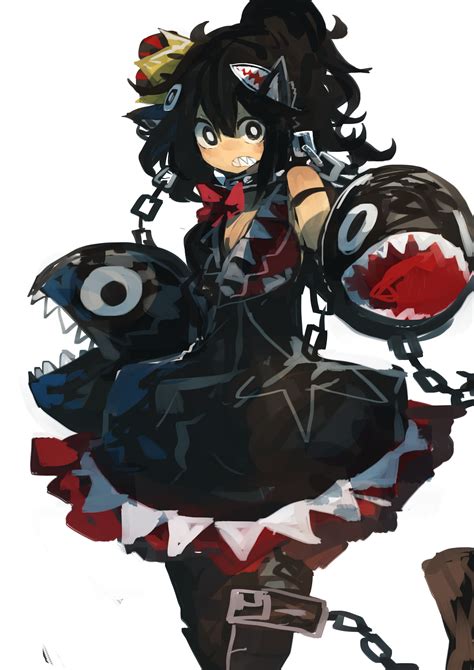 Chain Chomp And Princess Chain Chomp Mario And 1 More Drawn By Kaamin