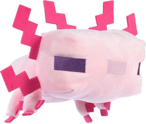 Pet Supplies Minecraft For Pets 9 Leucistic Axolotl Figure Plush