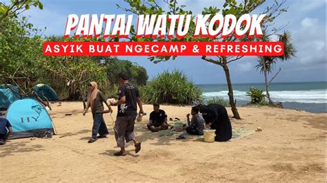 Pantai Watu Kodok Gunung Kidul Tidak Kalah Indah Dengan Pantai Baron