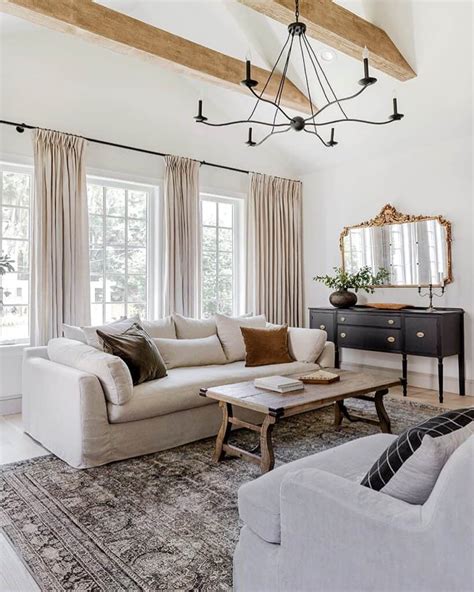 Vaulted Living Room With Traditional Style Soul Lane