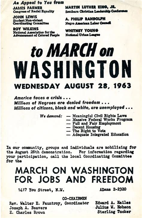 An Oral History Of The March On Washington History Smithsonian Magazine