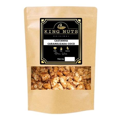 Castanha De Caju Caramelizada Gergelim Gr King Nuts