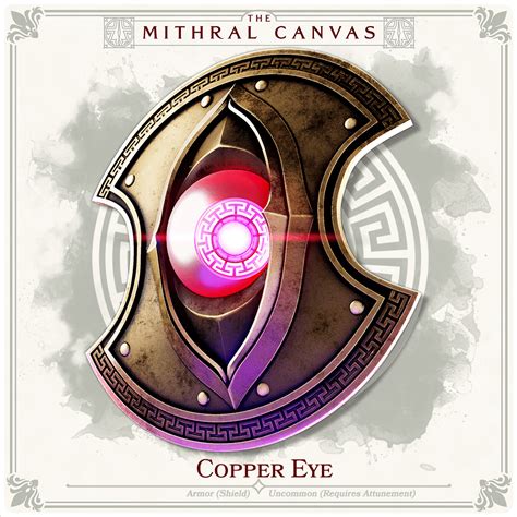 Oc Art Copper Eye Shield The Mithral Canvas 5e Rdndhomebrew