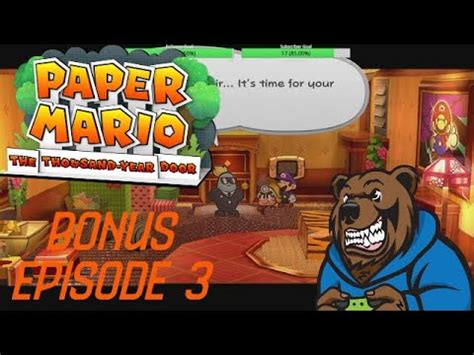 Prince Mush The Original Champion Paper Mario Ttyd Remake Bonus