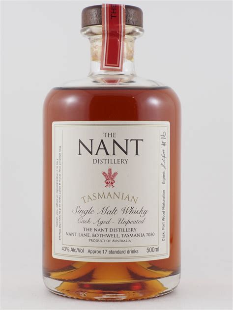 Nv The Nant Distillery Port Wood Cask Aged Single Malt Whisky Tasmania