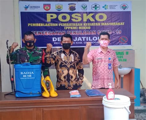 Pelaksanaan PPKM Mikro Dan Pembentukan Posko Penanganan Covid 19 Di