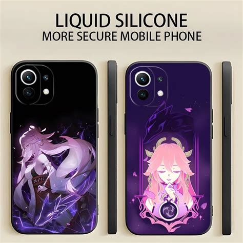 Genshin Impact Yae Miko Phone Case Funda For Xiaomi Redmi 9T 9 9A 7 7A