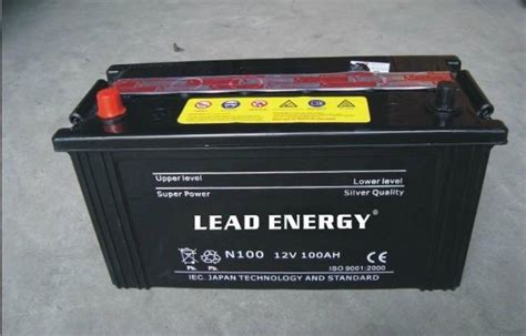 N100 Dry Charged Car Battery Lead Energy China Manufacturer