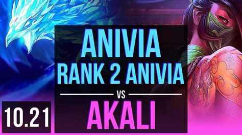 ANIVIA Vs AKALI MID Rank 2 Anivia 5 0 2 900 Games 1 4M Mastery