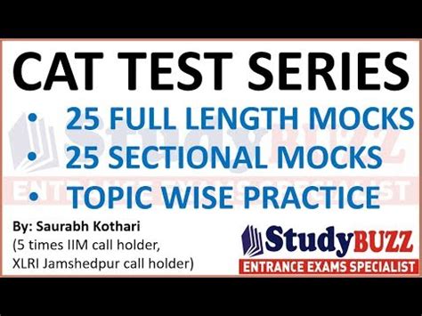 Cat Test Series Full Length Mocks Sectional Mocks Previous Year