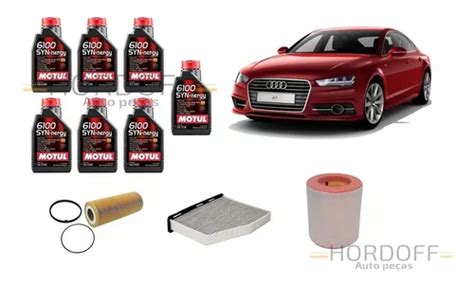 Kit Troca Óleo Filtros Audi A7 3 0 310cv Tsfi 12 17 Parcelamento