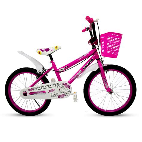 BICICLETA INFANTIL MILANO FIORENZA 20 FUCSIA Casa Lube