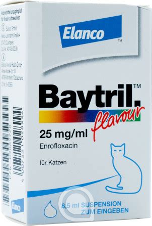 Baytril Flavour Bayer Vital Mg Ml Ml Pharmo