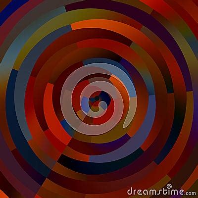 Weird Colorful Circles. Abstract Shapes Mosaic. Decorative Circle ...