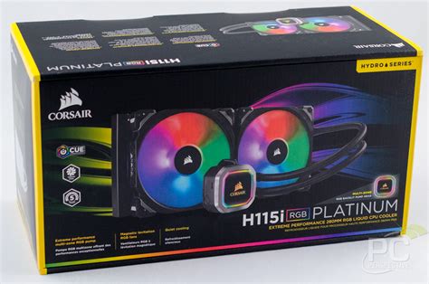 Corsair H115i RGB PLATINUM 280mm Liquid CPU Cooler Review - PC Perspective