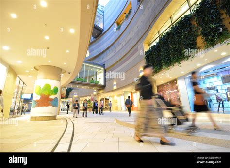 Namba Parks shopping mall in the entertainment district of Namba in ...