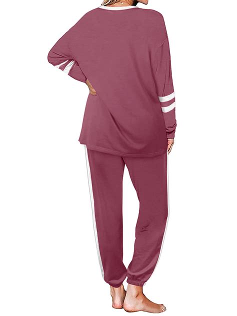 Uvn Sweatsuits Womens 2pcs Sets Jogger Set Casual 2 Piece Outfit