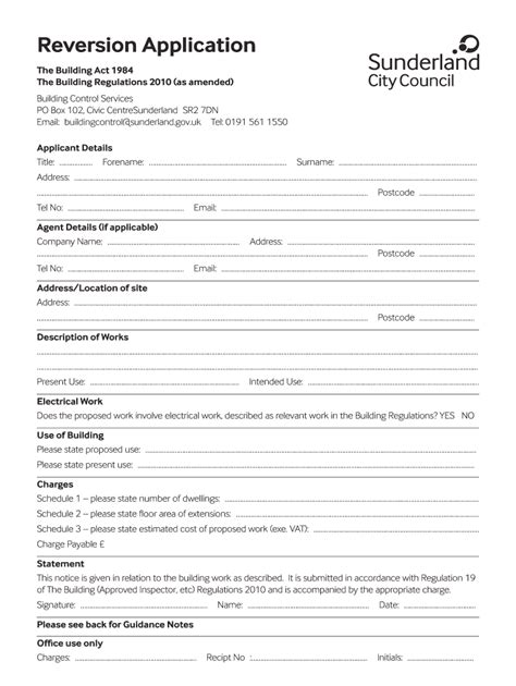 Fillable Online Oce21722 Reversion Application Form A4 Fax Email Print