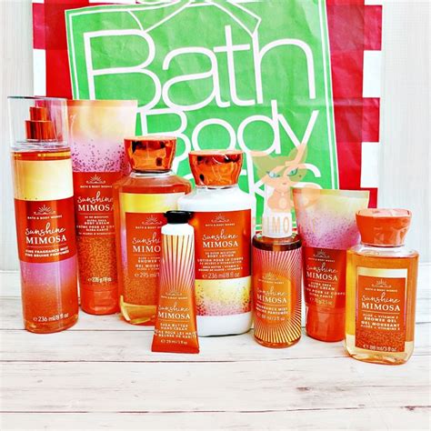 Sunshine Mimosa Bath Body Works Body Mist Body Lotion Shower Gel Body