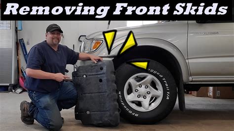 Removing Front Skid Plate On Toyota Tacoma Sr Bad Wrench Youtube