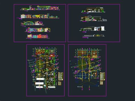 Cultural Center In Autocad Cad Library