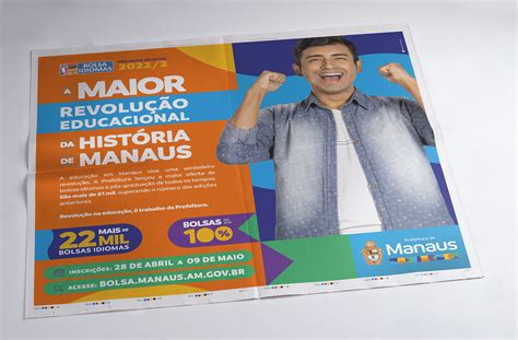 Campanha Bolsa Universidade Prefeitura De Manaus On Behance